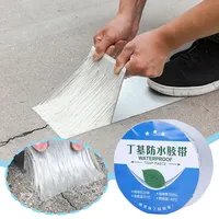 Aluminum Foil Butyl Tape Waterproof Sealant Tape High Temperature Resistant Butyl Tape Butyl Sealant Tape for Pipes Patch Holes