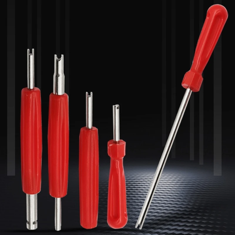 カーエアコンタイヤバルブコア除去ツールレンチスパナドライバーA6HB