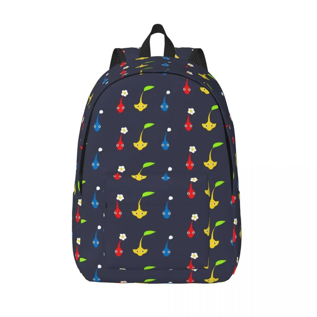 

Pikmin Characters Backpack Middle High College School Student Bookbag Teens Daypack Sports