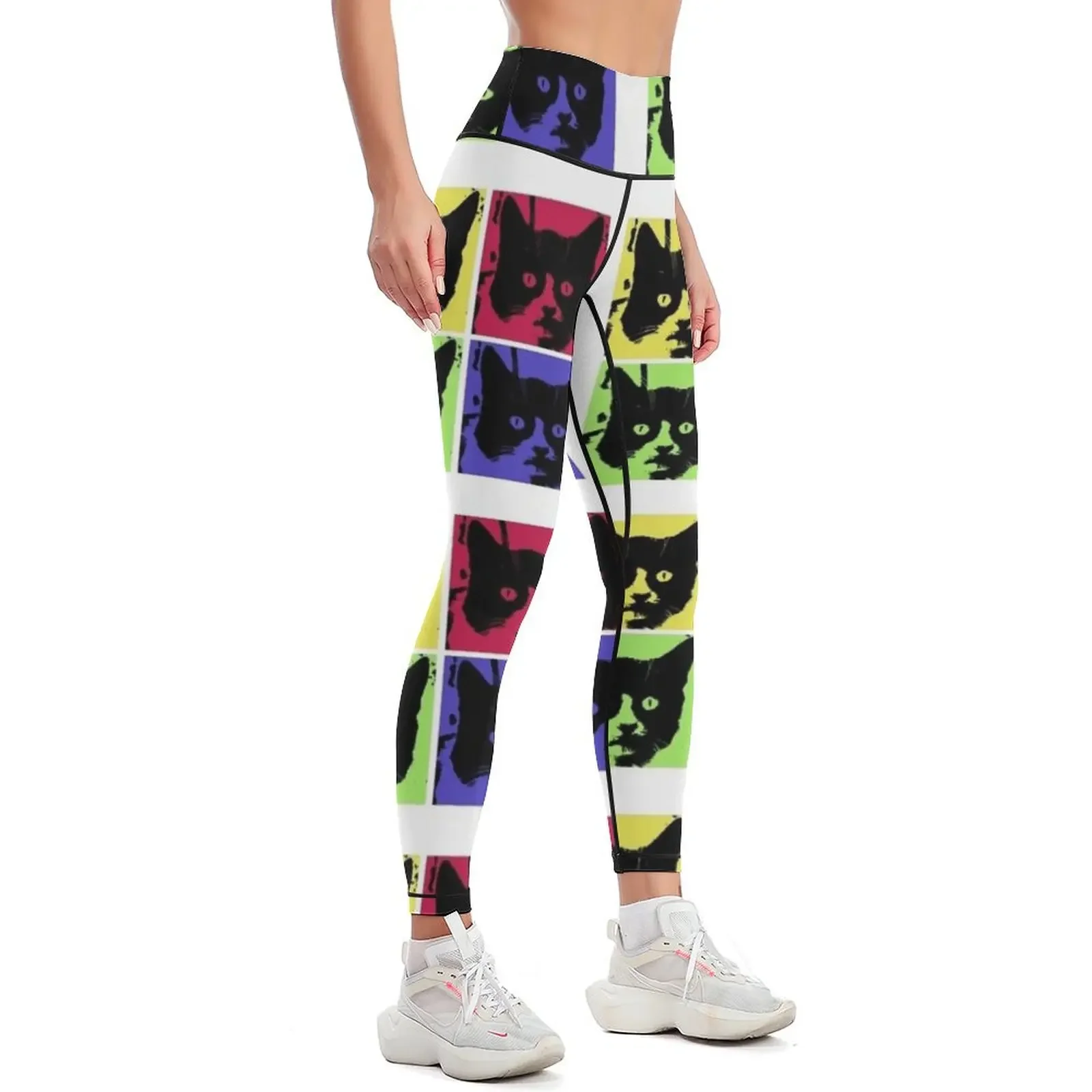 Pop Art Cat 1 Leggings sport legging Legging sexy woman high waist Womens Leggings