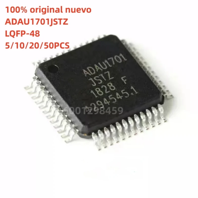 

100% original nuevo 5pcs - 50pcs ADAU1701JSTZ ADAU1701 IC AUDIO PROC 2ADC/4DAC 48-LQFP