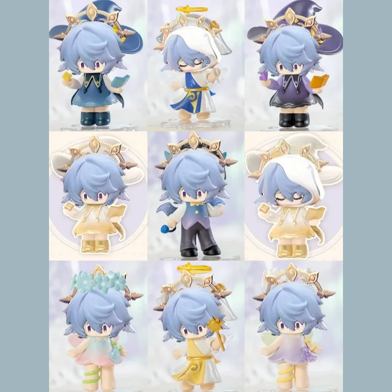

No Attribute Blind Box Stackable Doll Interchangeable Body Accessories Dress Up Gashapon Toy Cute Desktop Display Figure