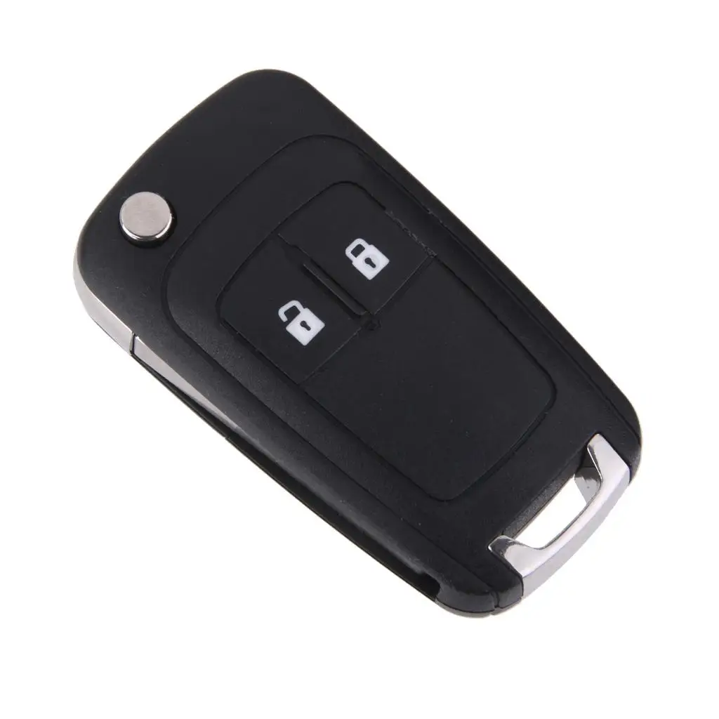 Protective Flip Key Fob Case and Blank Blade Key Shell for Vauxhall Insignia Replacement