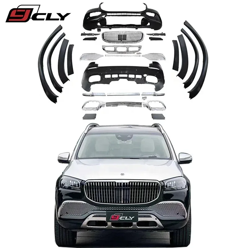 

【FLASH SALE】CLY X167 Car Body Kits for GLS Upgrade Front Bumper Grille Rear Bumper Exhaust Fender Flare 2020-2022