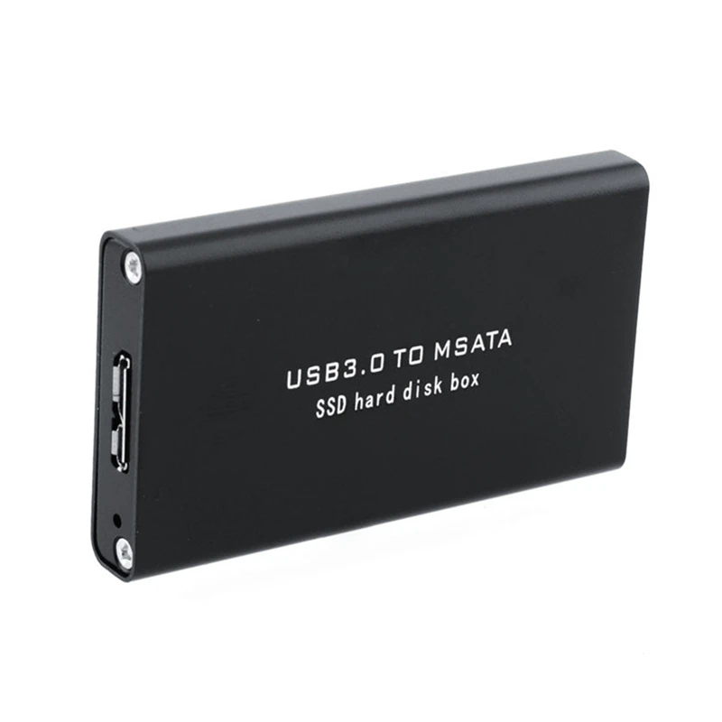 MSATA To USB 3.0 SSD Enclosure External Hard Drive Storage Case Adapter For 30X50mm 30X30mm MSATA SSD