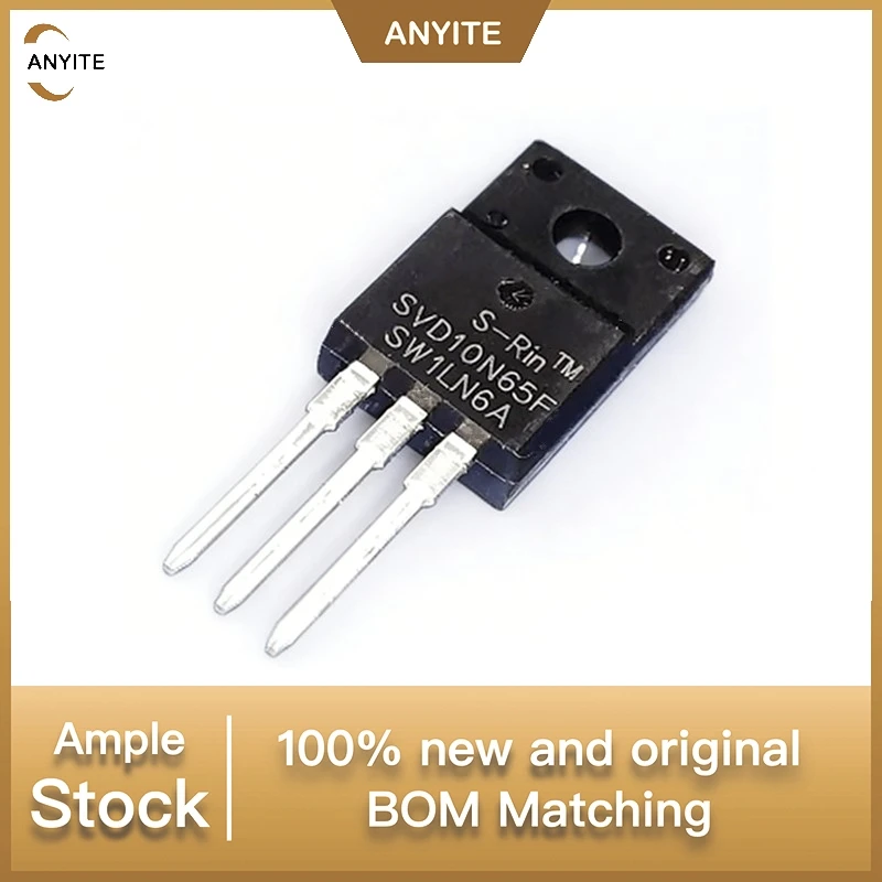 10Pcs/Lot SVD10N60F SVD10N65F TO-220F