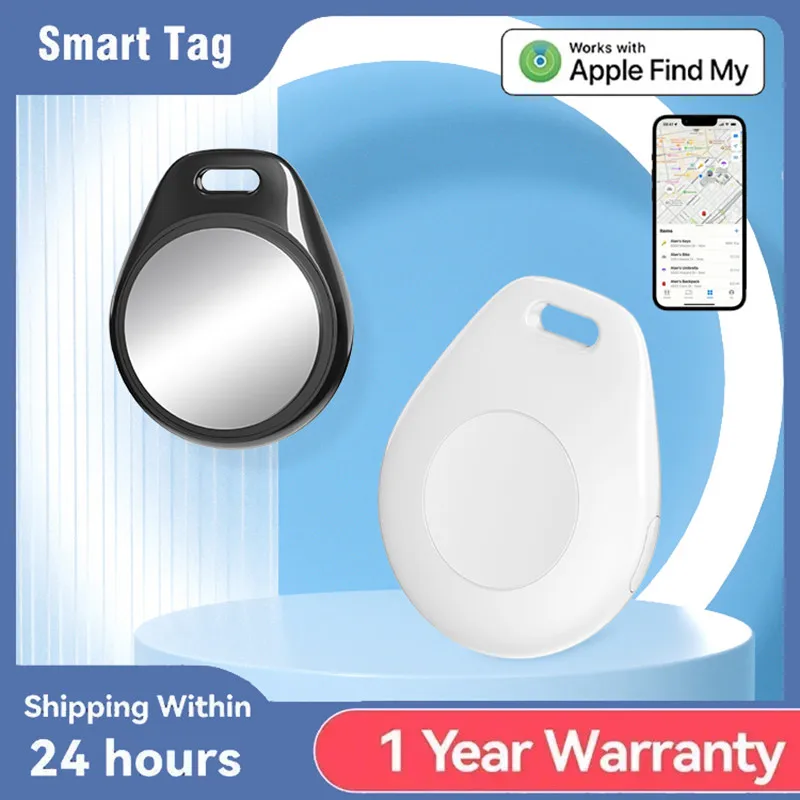 Timethinker Bluetooth Key Finder GPS work with Apple Find My Global Network Smart AirTag Tracker for IOS System Item Bag Locator