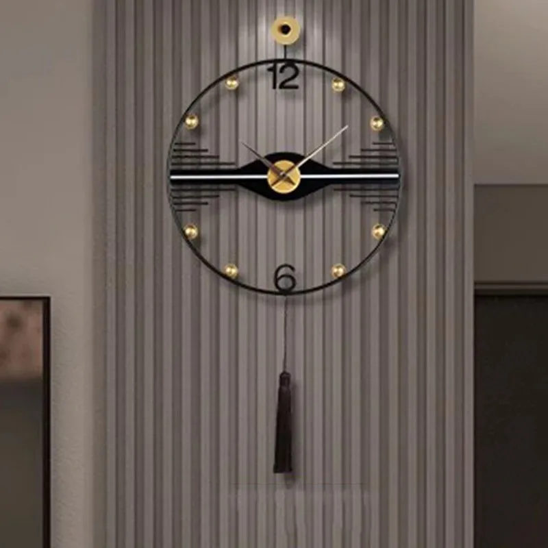 

Chinese Creative Wall Clock Fashion Creative Minimalist Modern Living Room Wall Clock Unique Relogio De Parede Room Decorations