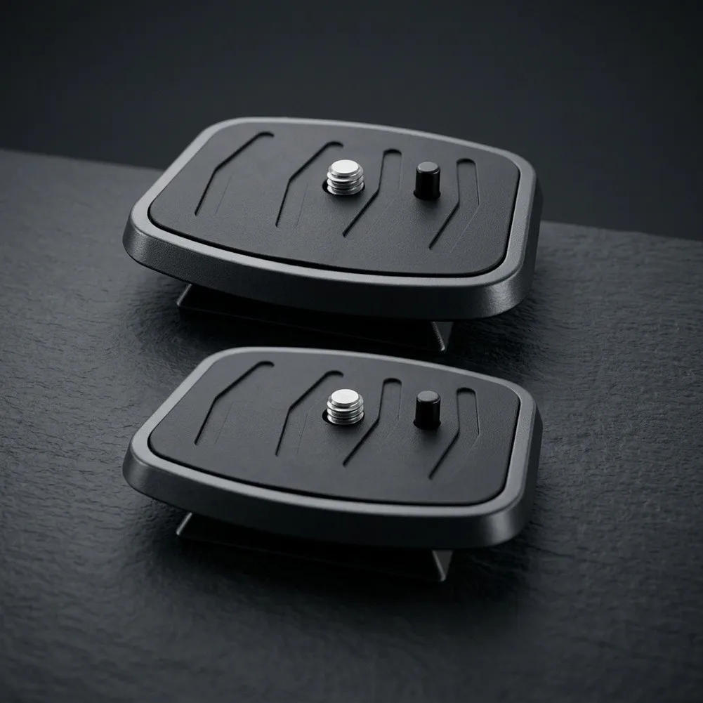 2 Pack Tripod For Quick Release Plate Adapter for MX1000 Quantaray Cameras with 35mm x 35mm Tapered Square Base