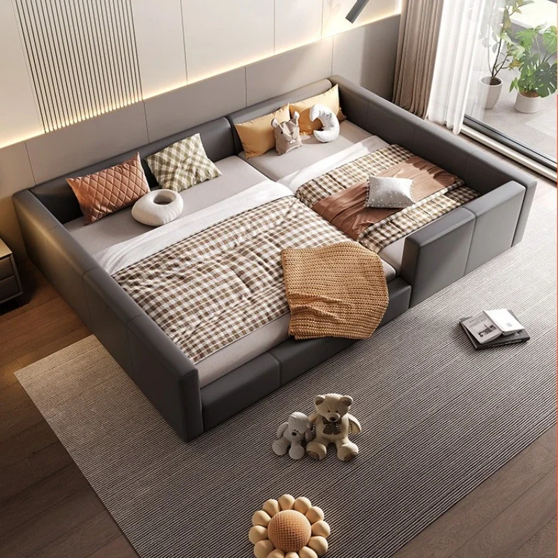 

Tatami two-child family parent-child bed, a family of three or four over 3 meters master bedroom bed 2x2 meters