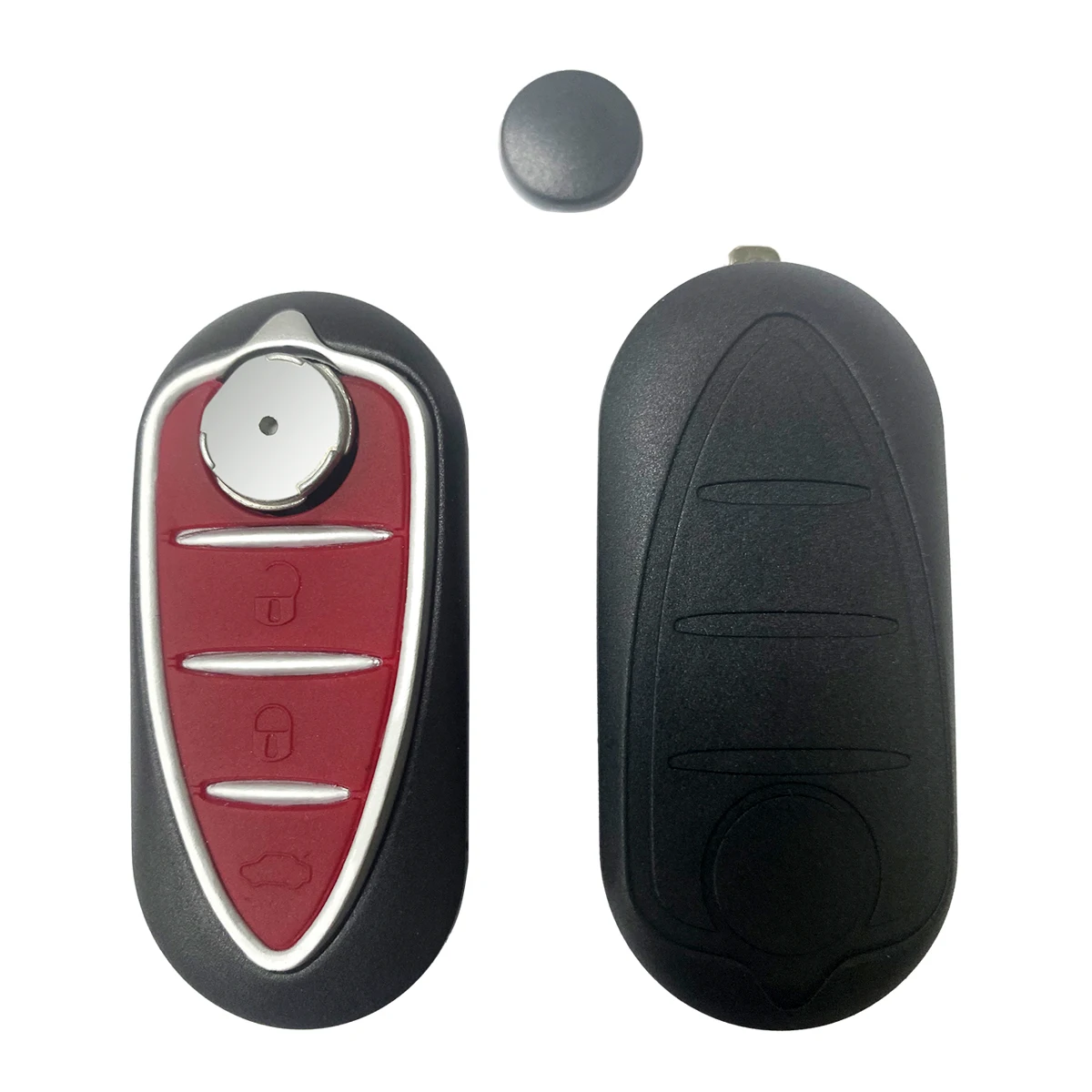 Okey Remote Car Key Shell For Alfa Romeo Mito Giulietta 159 GTA Key Fob Red SIP22 Blade 3Button Flip Folding Shell Cover Case