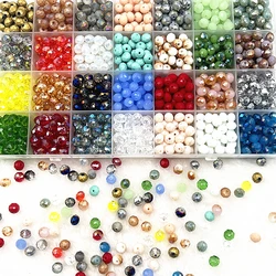 30pcs/lot 8x6mm Rondelle Austria Faceted Crystal Glass Beads,Wheel Beads,Transit Beads For Jewelry Making diy Bracelet Necklace