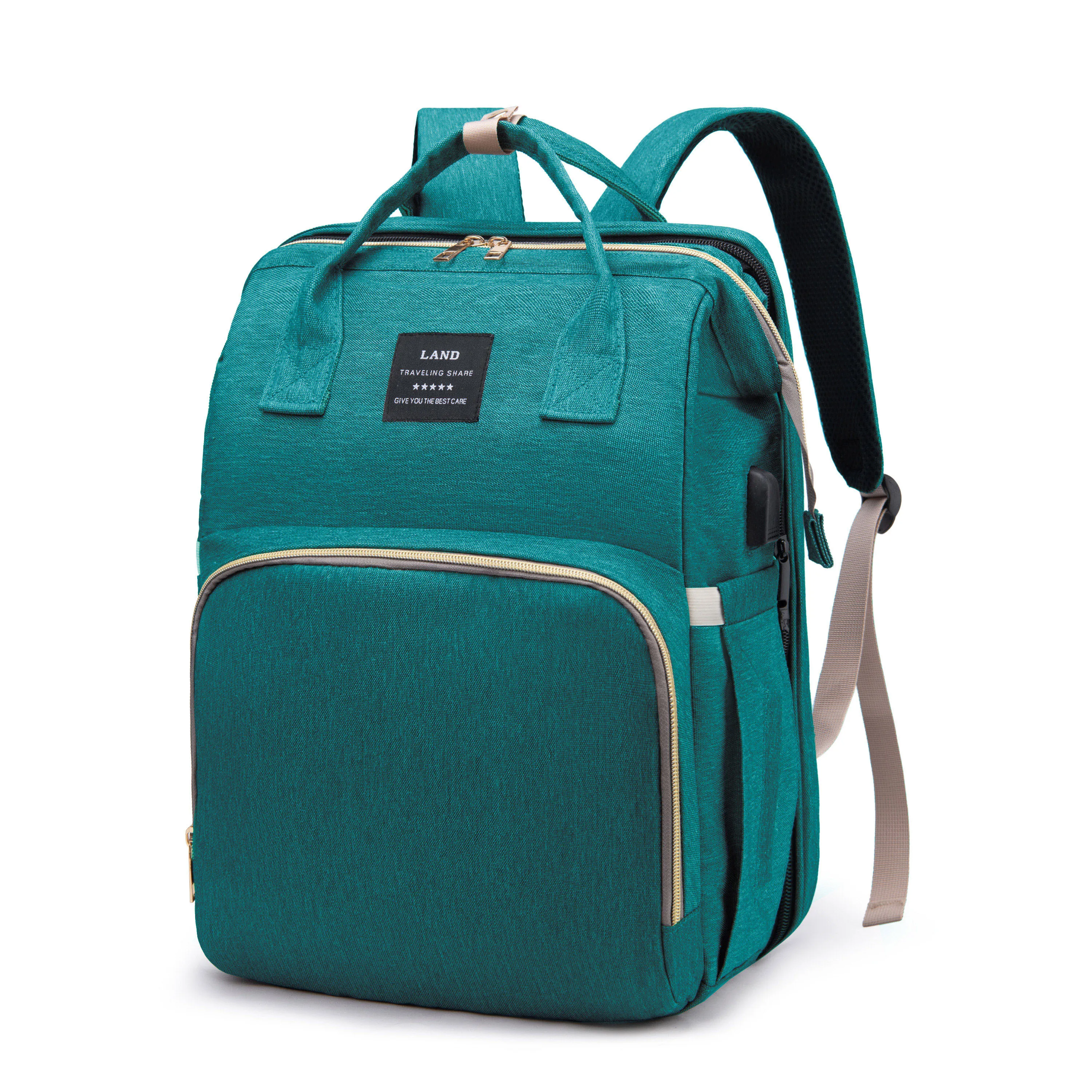 DHDH Foldable Travel Crib and Diaper Backpack 6