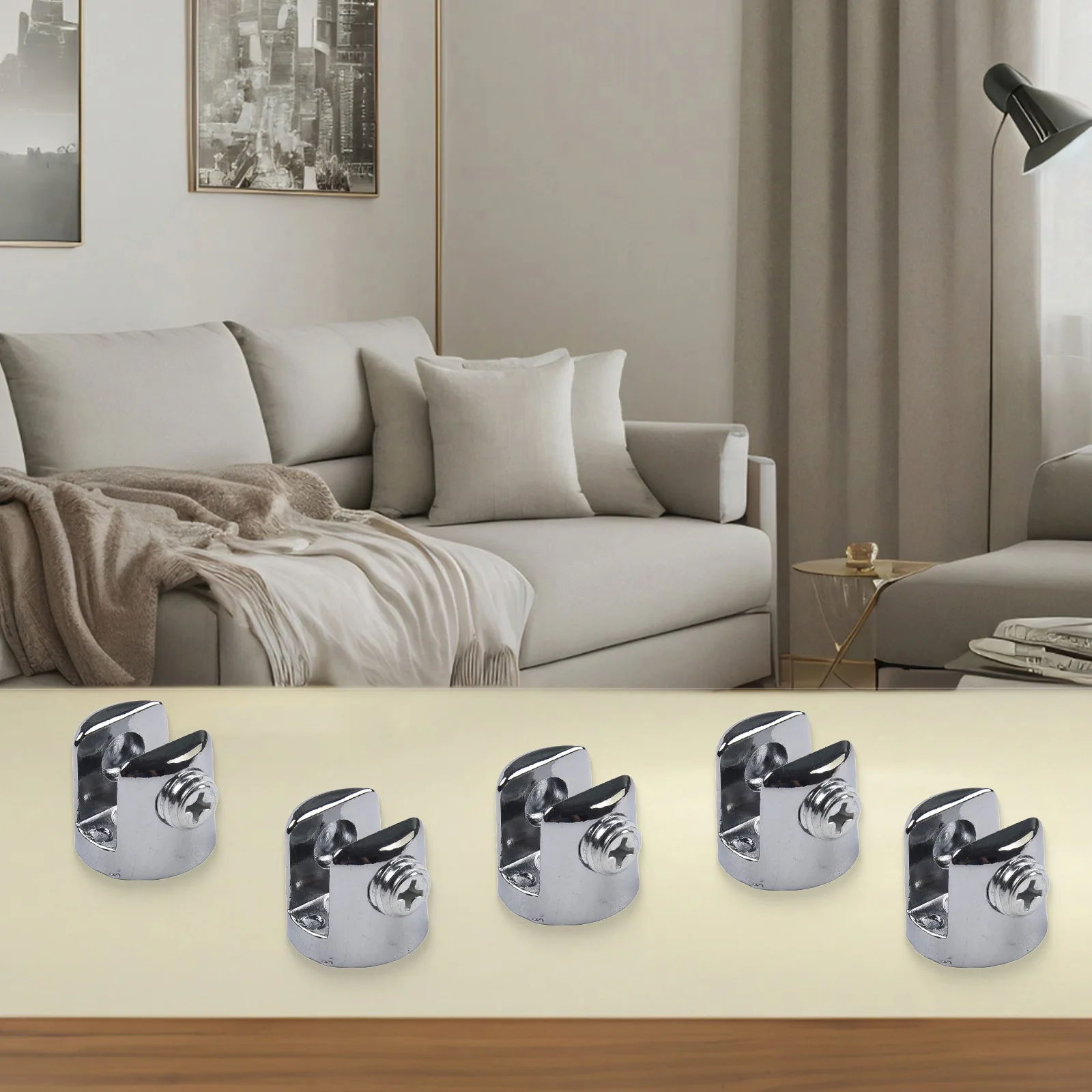 Tough and Reliable Zinc Alloy Clip Tools to Help You Maintain a Modern Look with Your Stylish Home or Office Display Ten Units