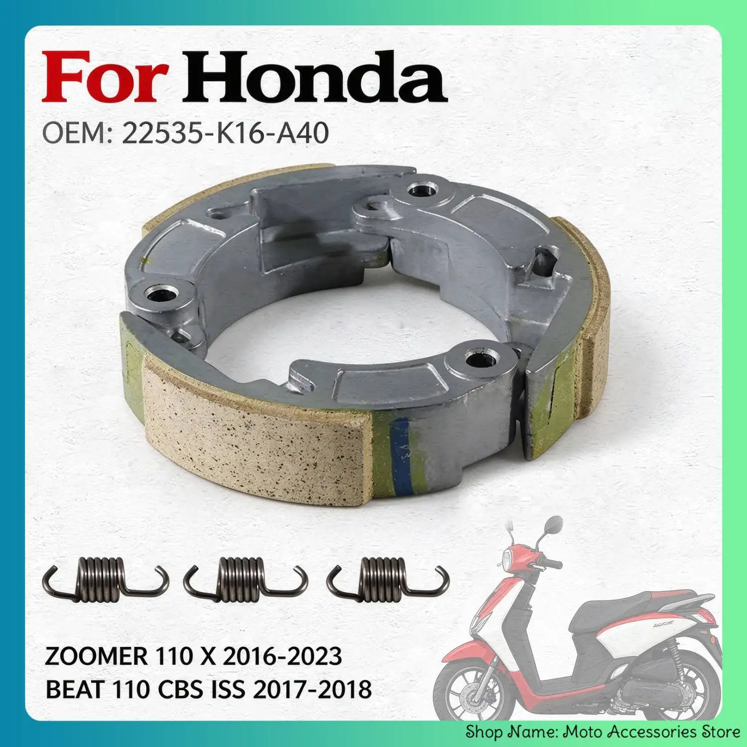 For Honda ZOOMER 110 X 2016-2023 / Honda BEAT 110 CBS ISS 2017-2018 OEM:22535-K16-A40 OEM:22535-K16-A40