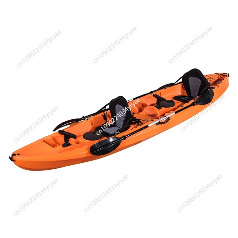Fishing Kayak Sit on Top, 3 Persons Rowing Canoe, Plastic Boat for Family Entertainment, New Designed, in Stock