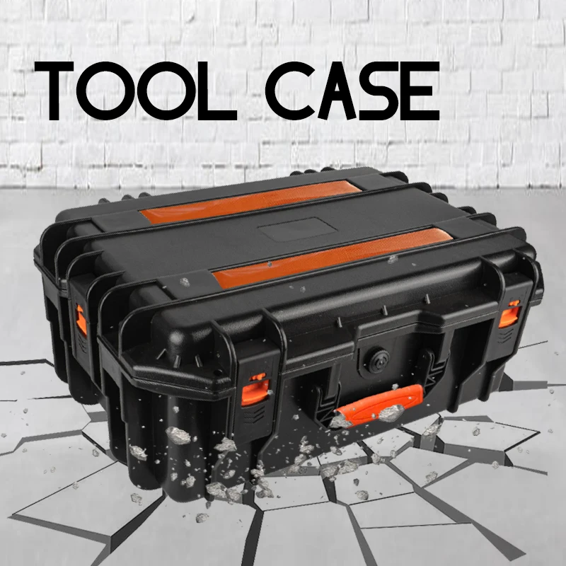 Portable Tool Box With Wheels Waterproof Tool Case Tool Box Organizer Box Plastic Tool Bag Wheeled Safety Hard case large W/Foam