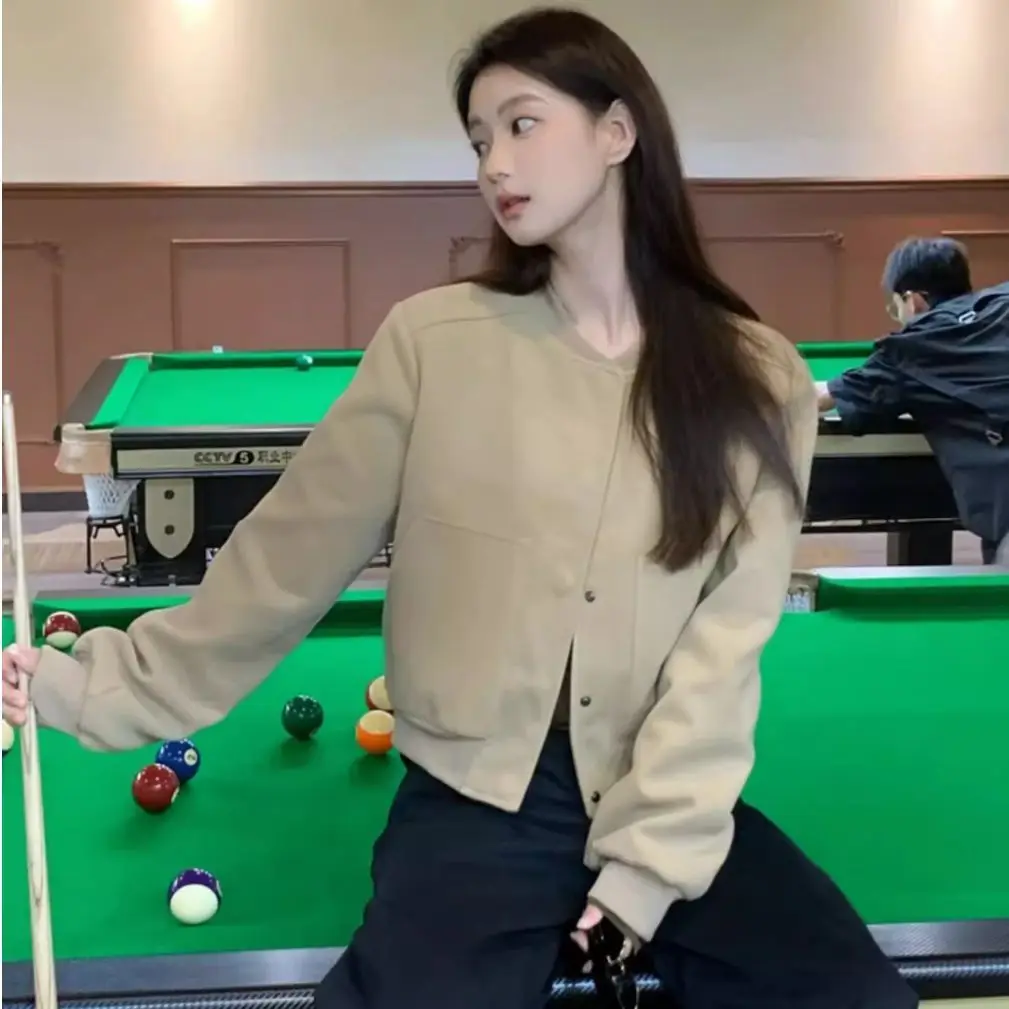 

Korean Short Baseball Jacket Early Autumn 2025 New Popular High End Spring and Autumn Jacket Top