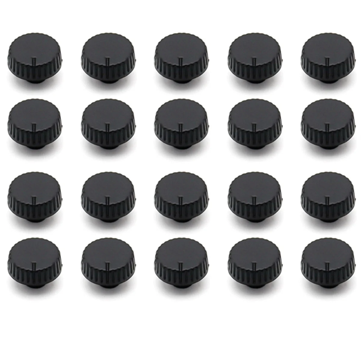 20PCS Thin Knob Cap Potentiometer Knob 12x6MM Volume Power Amplifier Adjustment Cap