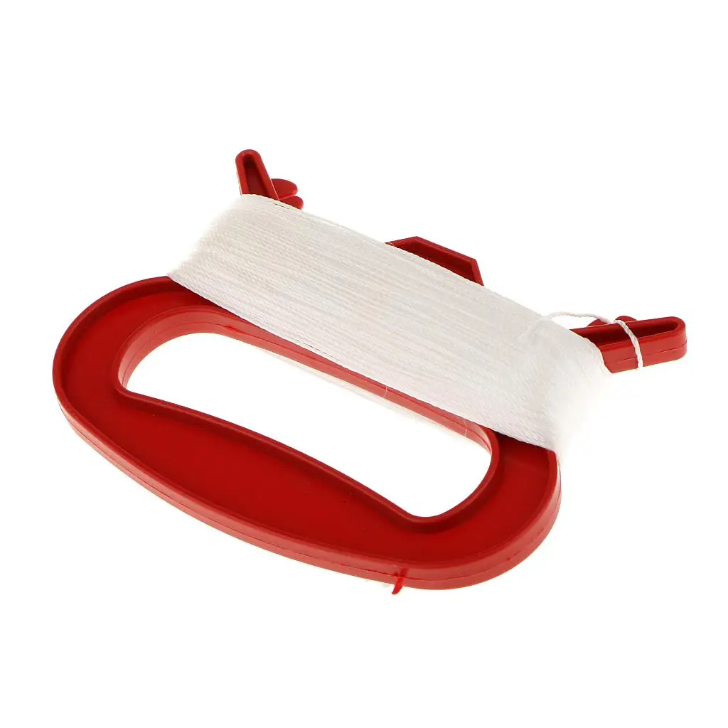 2x 28ft Outdoor Sports Tools with Winder Handle Accessory Reel Board Red