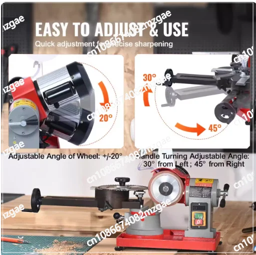 Hard alloy manual circular saw blade grinding machine, grinding angle machine, pure copper motor  tool