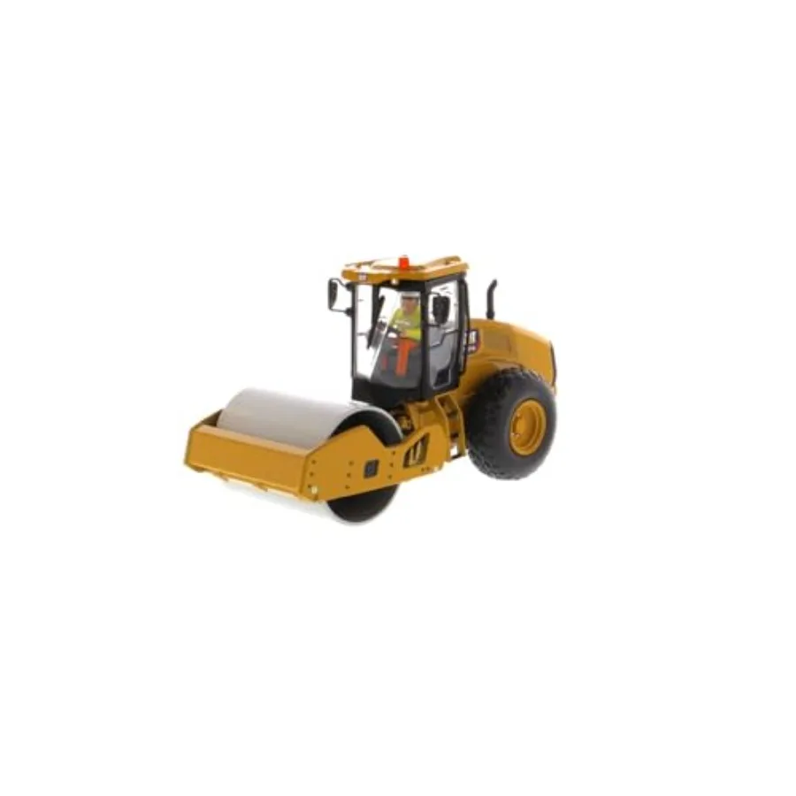 Modelo a Escala 1:50 del Compactador de Suelo Caterpillar CS11 GC Serie High Line, Camiones Cat, Equipo de Construcción, Coleccionable 85589