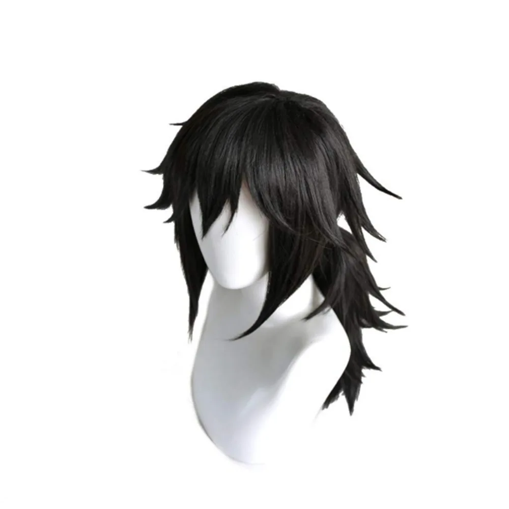 Medio verano, peluca de cosplay Toge Inumaki, gruesa y esponjosa