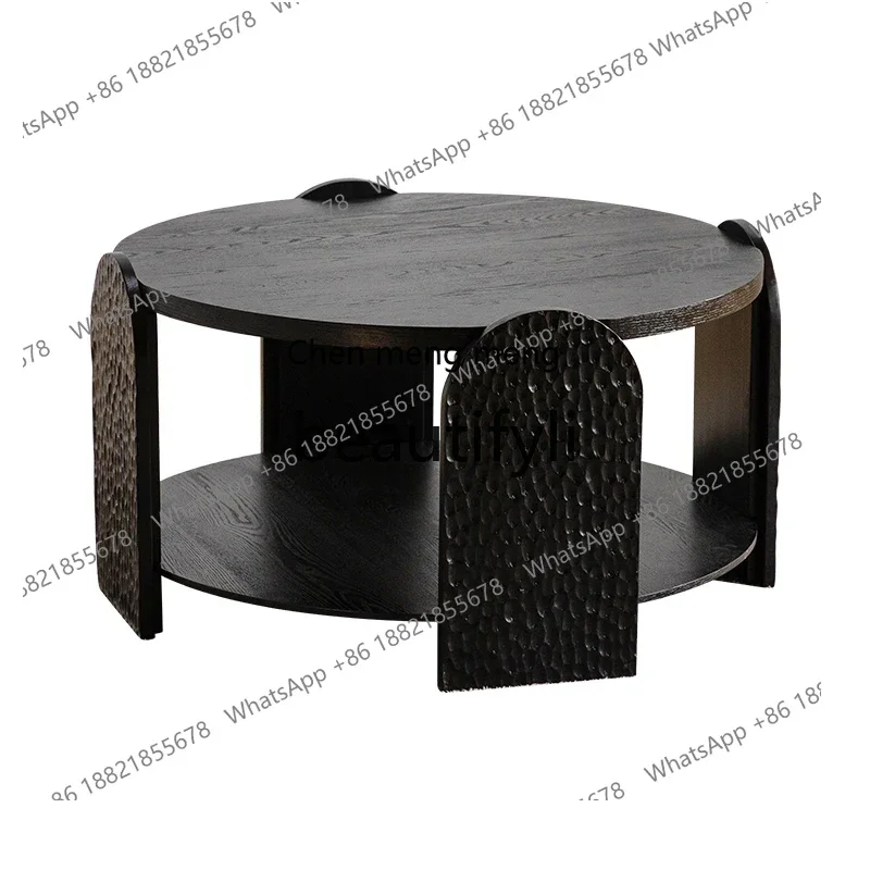 zqxAmerican sofa side several small apartment living room combination French homestay model room negotiation table