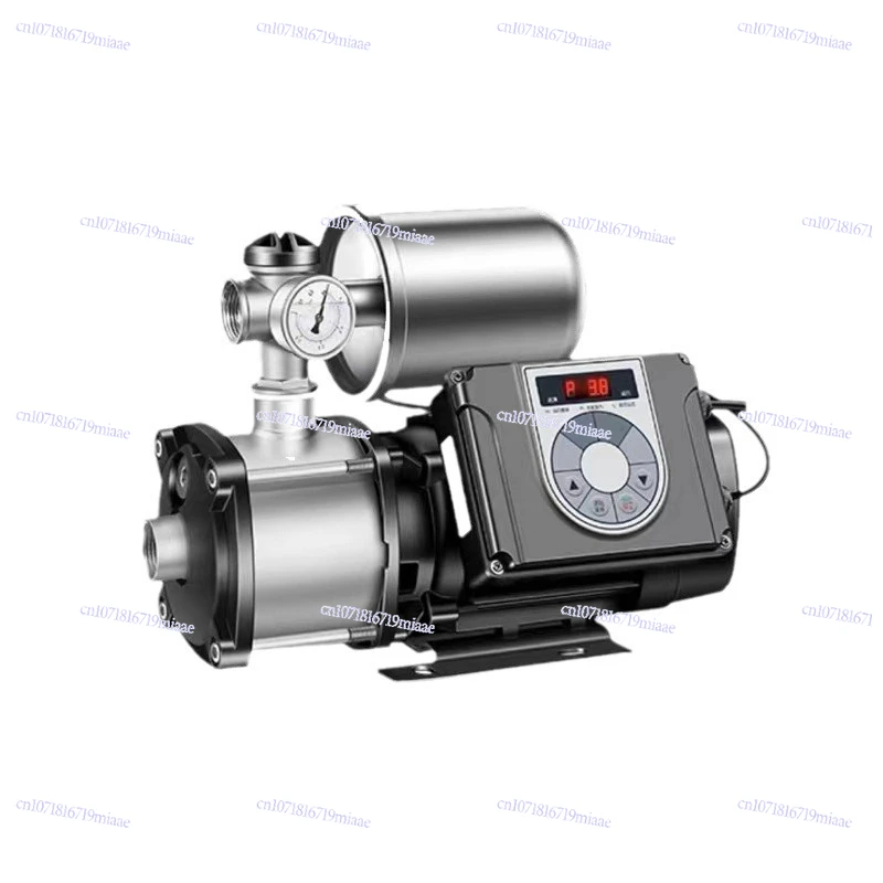 Frequency conversion booster pump constant pressure hot and cold water stainless steel multistage centrifugal pump silent