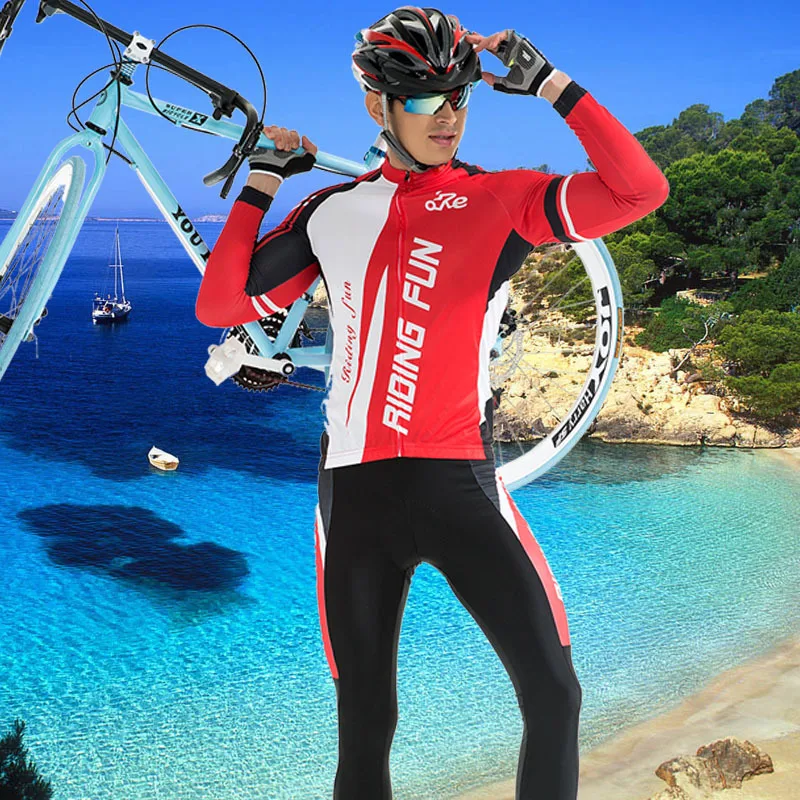 

Новый летний мужской шелковый дышащий впитывающий пот и быстросохнущий велосипедный трикотаж Ice Mountain Race Marathon, комплект одежды