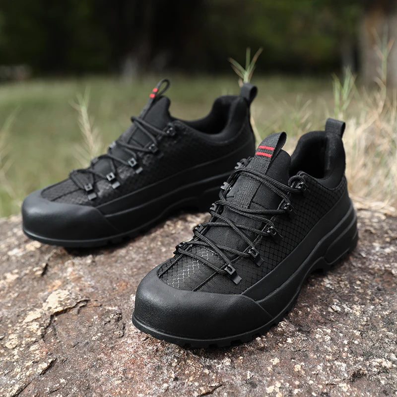 

Hot Sale Hiking Shoe Man Outdoor Walking Shoes Mens Professional Mens Mountain Hiking Shoes Lace Up Men Shoes For Hiking