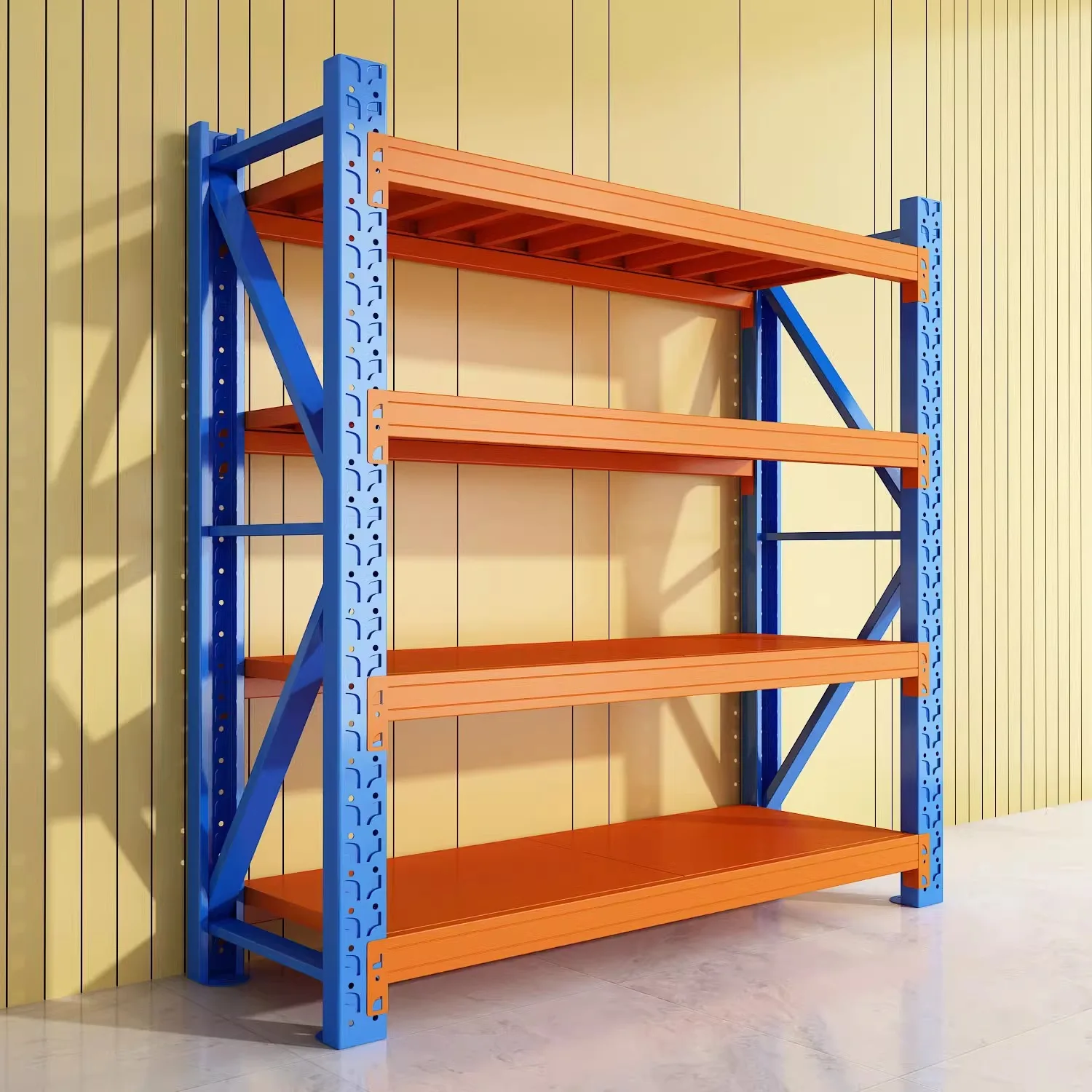 

Multi-layer supermarket snack storage rack express goods rack basement household heavy