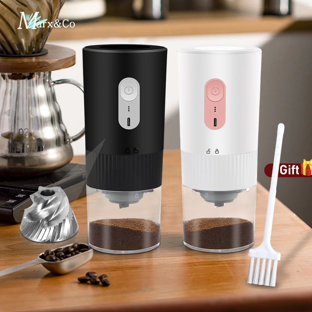 

Coffee Grinder Electric Portable Coffee Bean Grinder Ceramic Grinding Core USB Charging Easy Clean Camping Tool Kitchen Machine