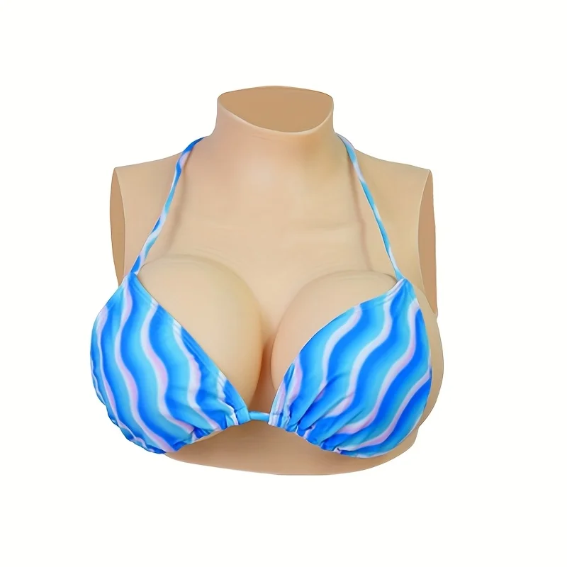 Simulated Silicone Breast Board Fake Breast G Cup, Suitable for Cross Dressers to Drag Queen Mastectomy Transgender Breastplates