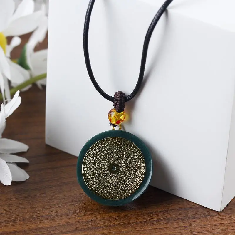 Fashion Women Inner Balance Metatron Crystal Orgonite Necklace High Quality Yoga Meditation Jewelry Gift