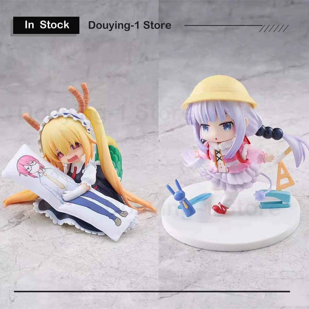 

In Stock RIBOSE 17cm Miss Kobayashi's Dragon Maid Tohru Kanna Q Ver. Action Figure Collectible Model Gift