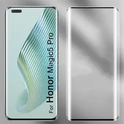 For Honor Magic5 Pro Glass 3D Curved Screen Lens Protector Film Honor Magic 5 Pro Tempered Glass Magic5 Pro 6 Lite 4 Ultimate