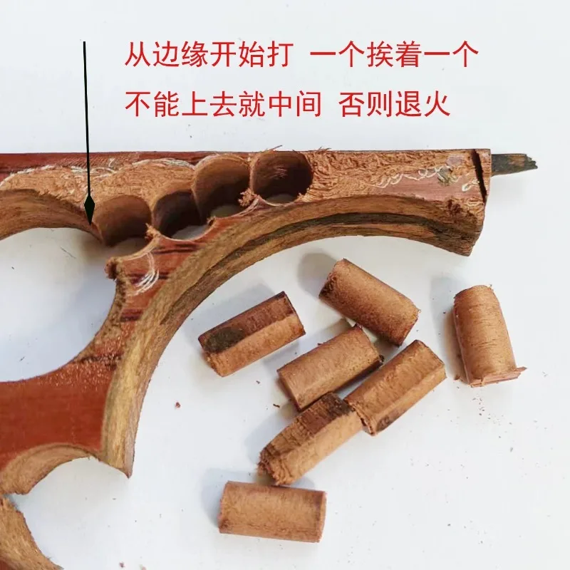 For Straight Tooth Cylindrical Core Drill Bit Hole Saw Woodworking Bead Making Tool