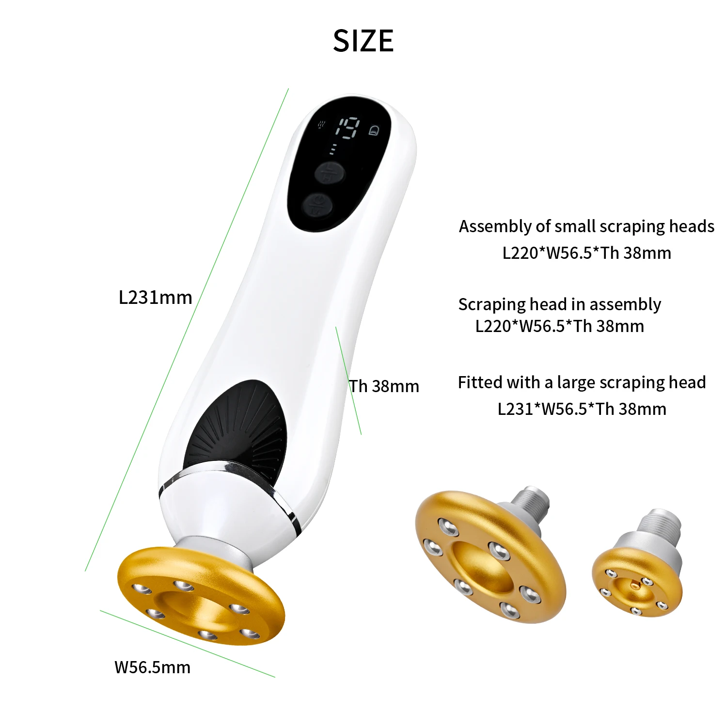 สลิมมิ่งไฟฟ้าป้องนวดถ้วยดูดสูญญากาศ GuaSha ต่อต้านเซลลูไลท์ความงามสุขภาพขูดความร้อนนวด Gua Sha