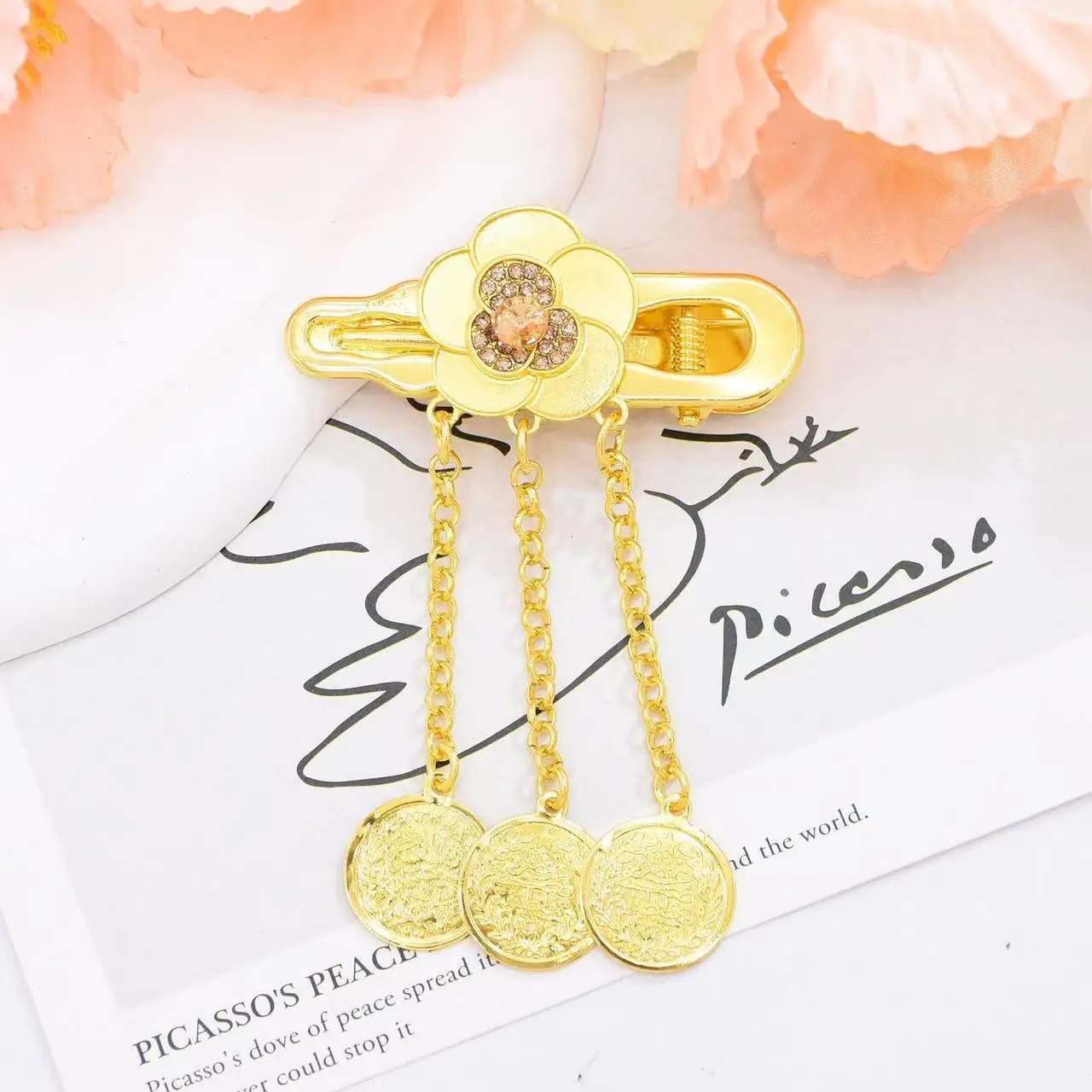 

Ретро-аксессуар для волос в восточном стиле для женщин: свадебный, праздничный, для Рамадана