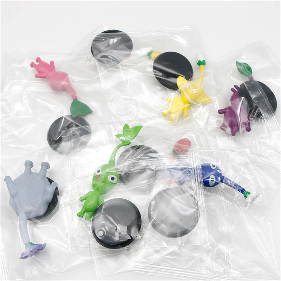 8 pz/set Pikmin Action Figure Toy PVC Model Rock Pikmins Oatchi Dolls For Children Gift