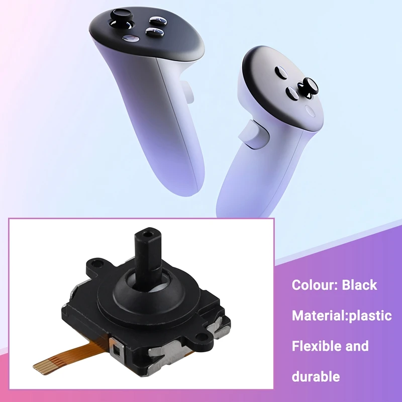 3D Analog Joysticks For Meta Quest3 VR Controller Thumbstick 3D Analog Joystick For Quest3