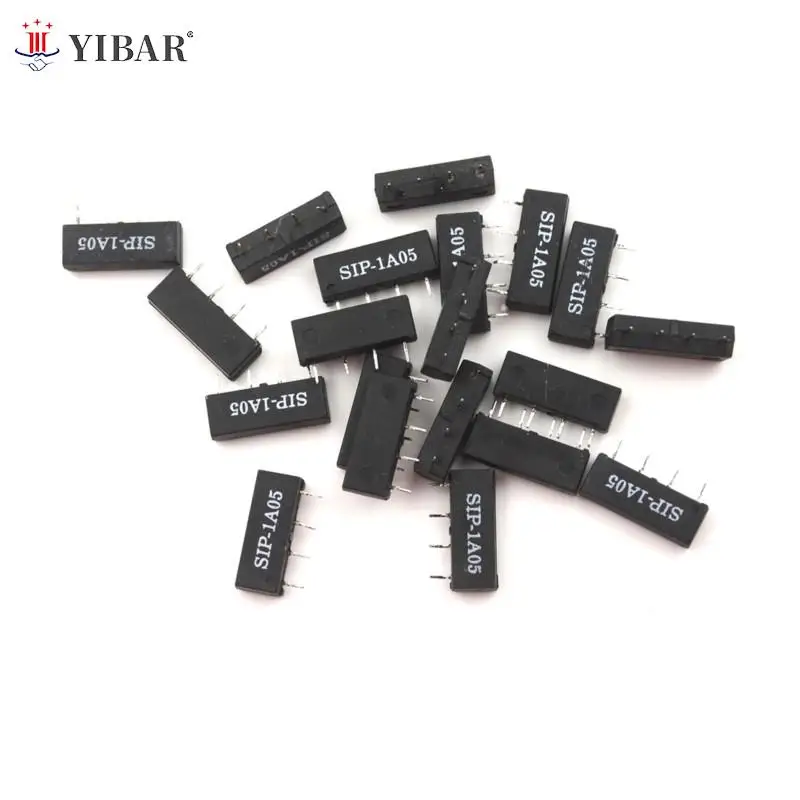 20PCS 5V Relay SIP-1A05 Reed Switch Relay For PAN CHANG Relay 4PIN