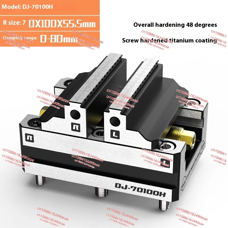 Four or five axis fixture, self-centering vice, front and back quick clamping two inches 3 4 5 6 7 8 inches