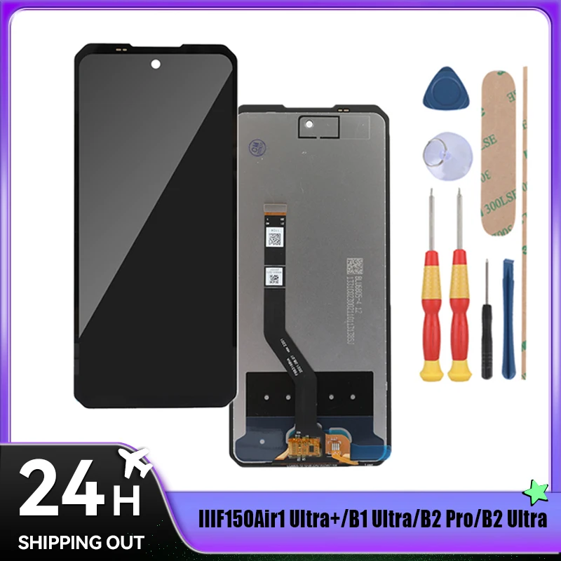 For Oukitel IIIF150 Air1 Ultra+/B1 Ultra/B2 Pro/B2 Ultra/B2021/H2022/LCD Display + Touch Screen Mobile Phone With Tools