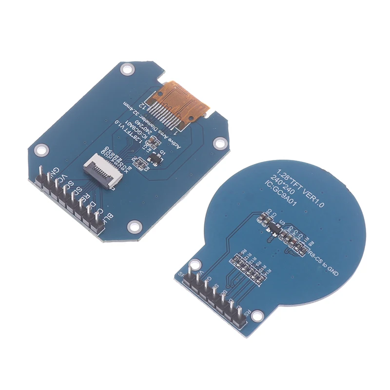 TFT Display 1.28 Inch TFT LCD Display Module Round RGB 240*240 GC9A01 Driver 4 Wire SPI Interface 240x240 PCB For Arduino