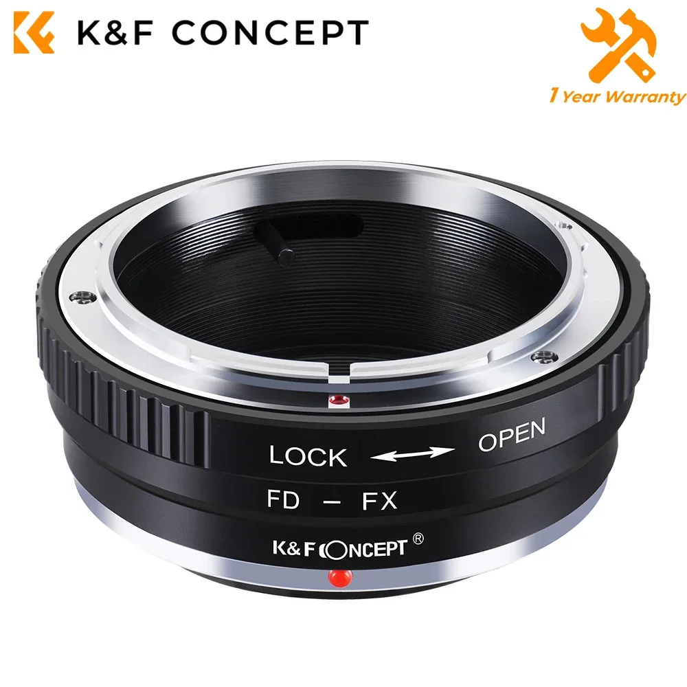 K&F Concept for FD-FX Lens Adapter Ring for Canon FD FL Mount Lens to Fujifilm FX Mount Fuji X-Pro1 X-E1 X-A1 X-M1 Cameras Body