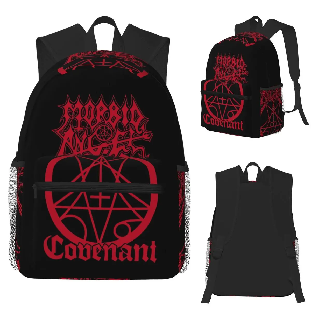 

Morbid Angel Student Backpack School Bag Hiking Travel Daypack for Boys Girls Fashion Bookbag Shoulder Bags
