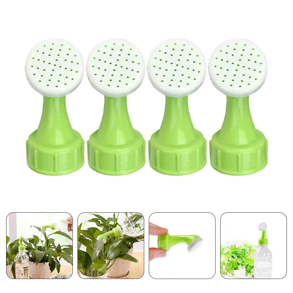 

4Pcs Plastic Watering Bottle Sprayer Head for Watering Can Garden Plants Smooth Spout No Burrs Easy Install Bonsai Care Tool Kit
