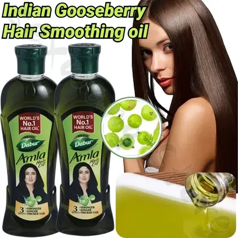 Dabur Amla Hair Oil Indian Gooseberry Nourishes Black Hair Smooth Hair Oil Improves Dryness 180ml